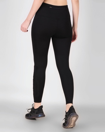 Solid Black Training Leggings